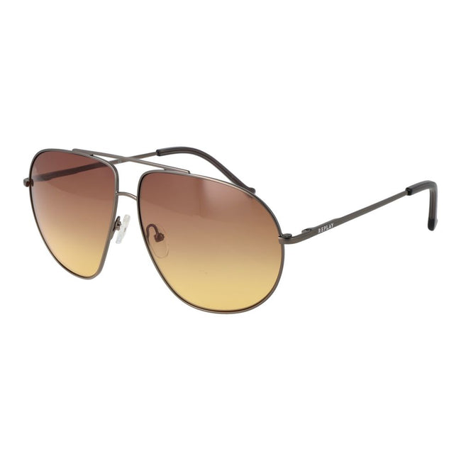 Replay Graue Sonnenbrille aus Metall