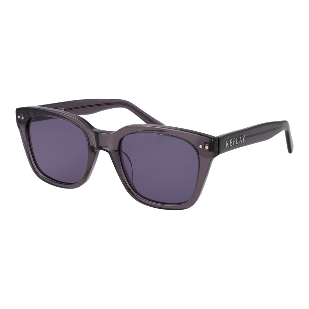 Replay Grey Plastic Sunglasses