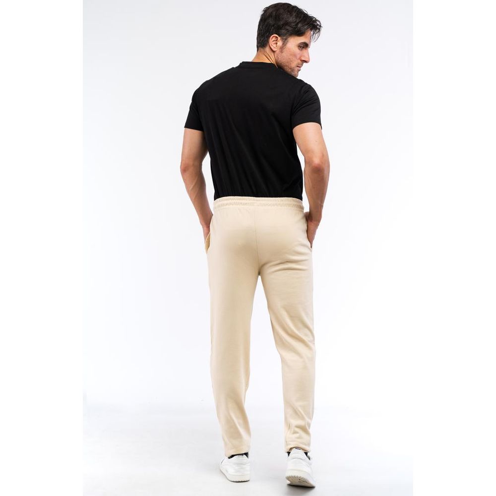 Cavalli Class Beige Baumwoll-Jogginghose (Trainingshose)