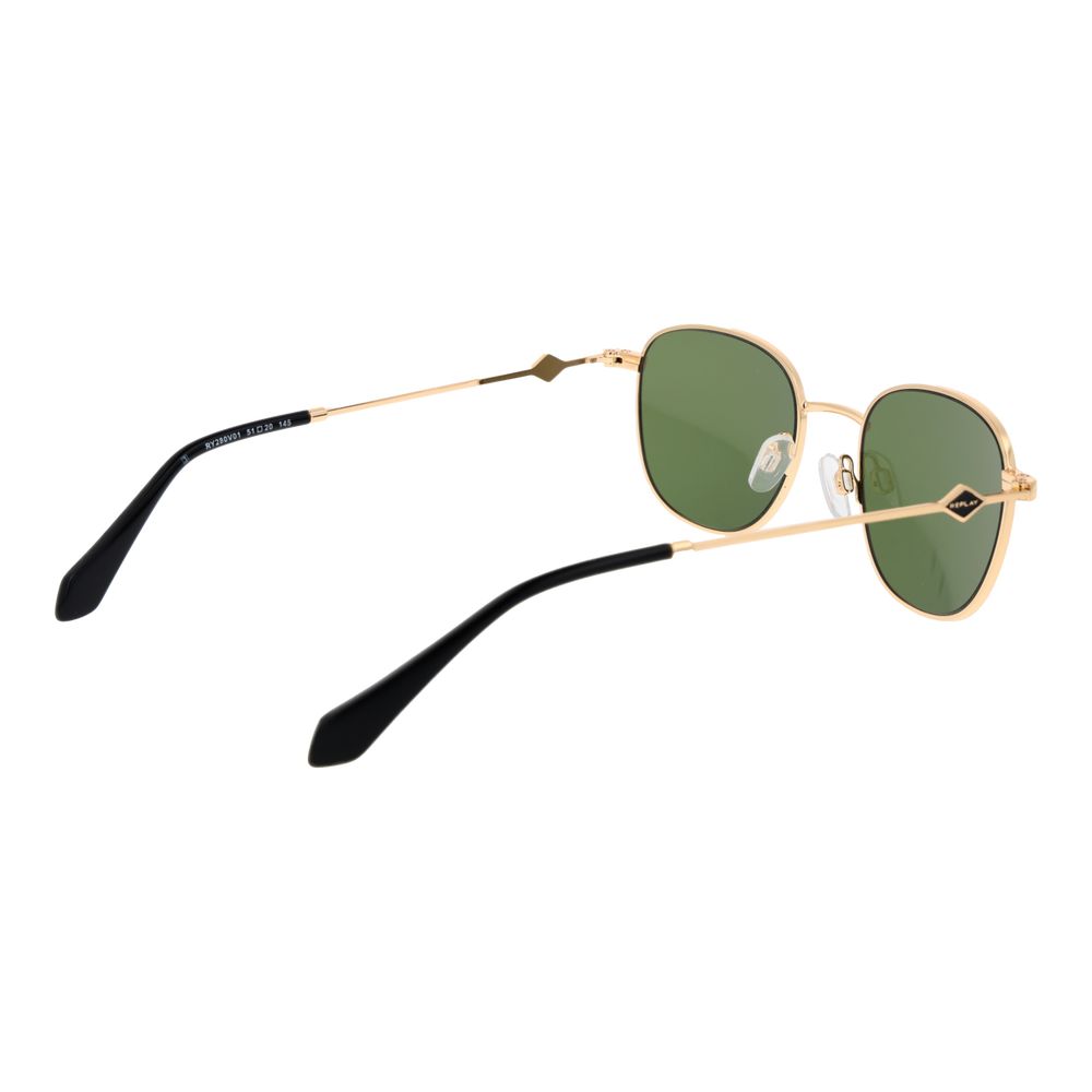 Replay Sonnenbrille aus Goldmetall