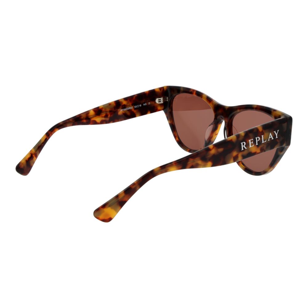 Replay Two-Tone Plastic Sunglasses