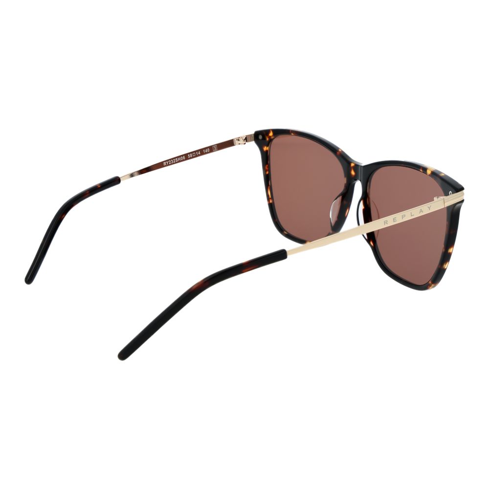 Replay Two-Tone Plastic Sunglasses