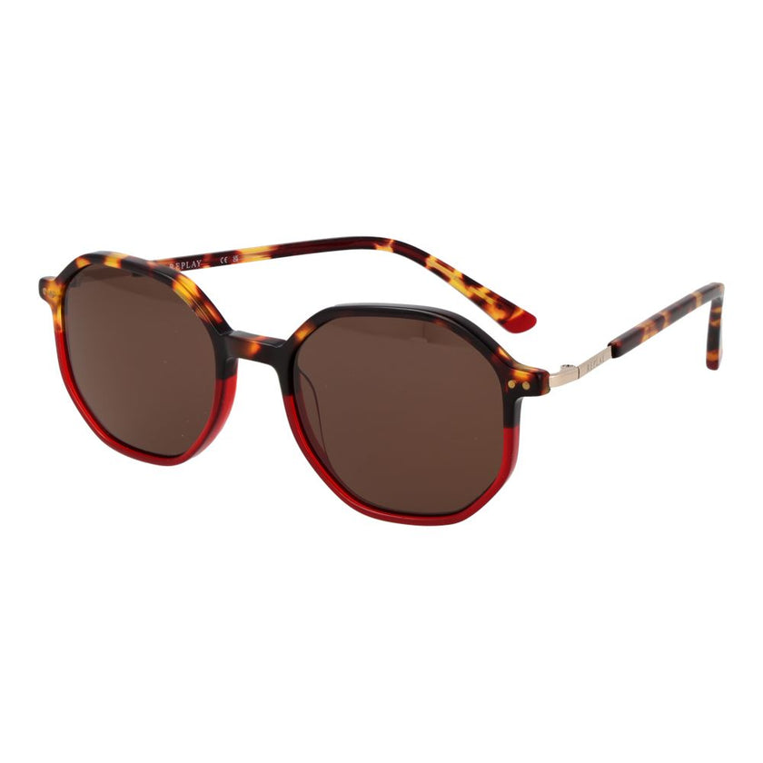 Replay Sonnenbrille aus braunem Kunststoff