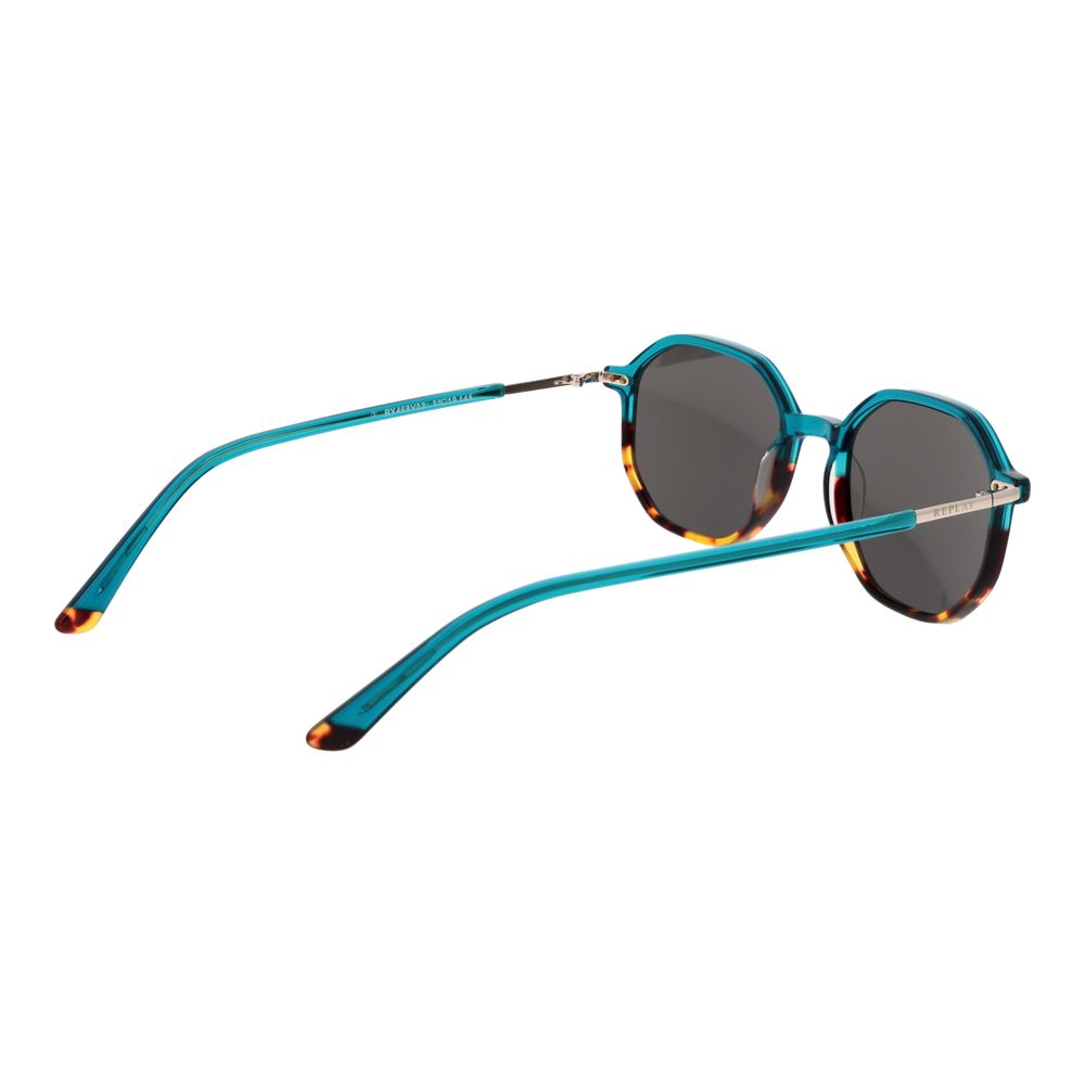 Replay Sonnenbrille aus türkisfarbenem Kunststoff