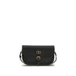 Valentino Garavani Schwarze Bos Taurus Kalbsleder Schultertasche
