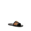 Valentino Garavani Schwarze Bos Taurus Kalbsleder-Sandalen