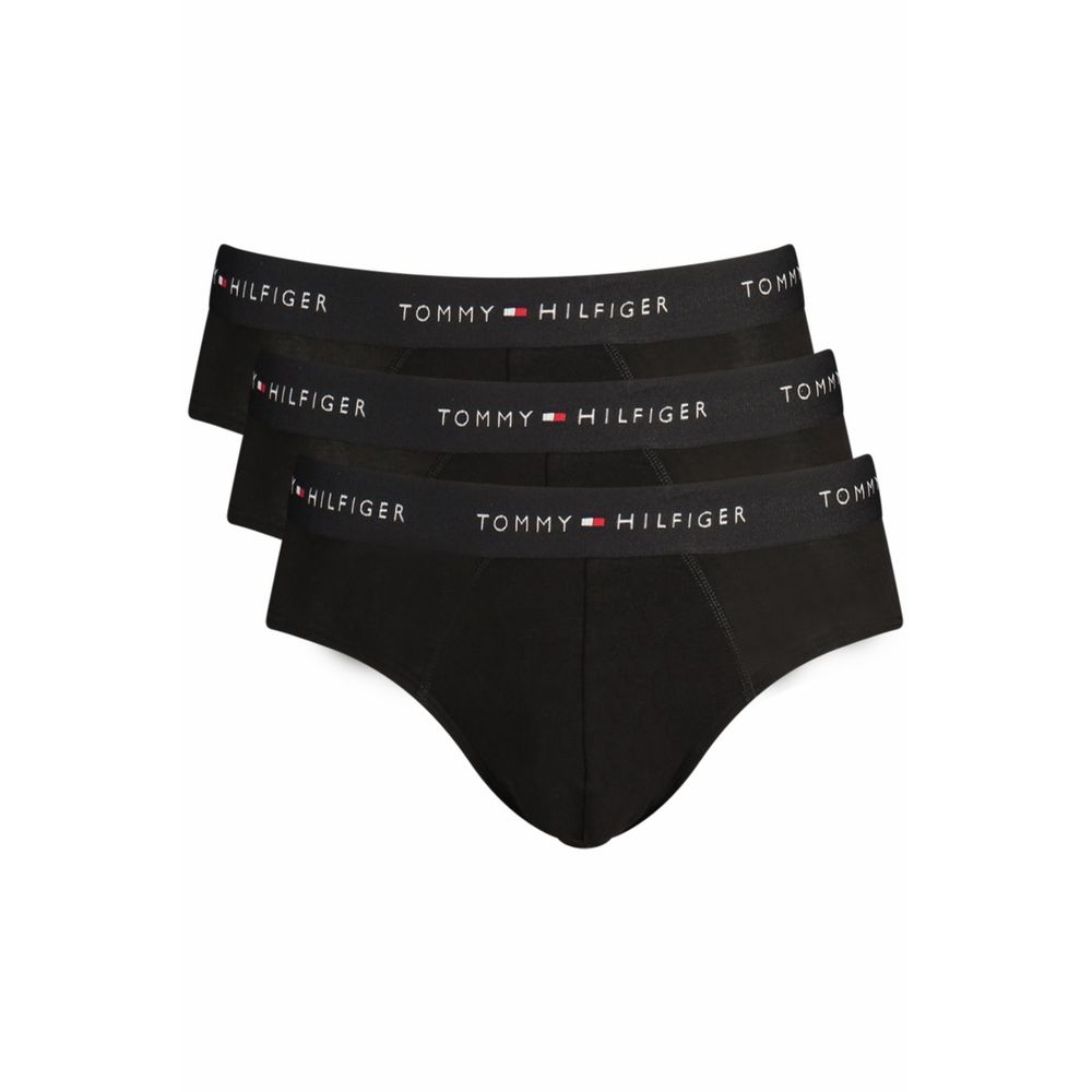 Tommy Hilfiger Men's Black Cotton Briefs