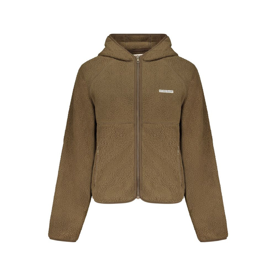 Guess Jeans Women's Polyester Sweatshirt in Brown