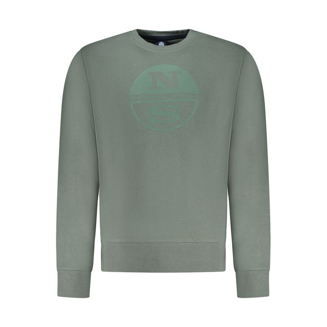 North Sails Verde Baumwoll-Sweatshirt für Herren