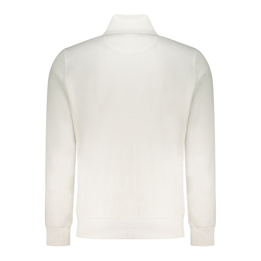 North Sails Weißes Herren-Sweatshirt aus Baumwolle