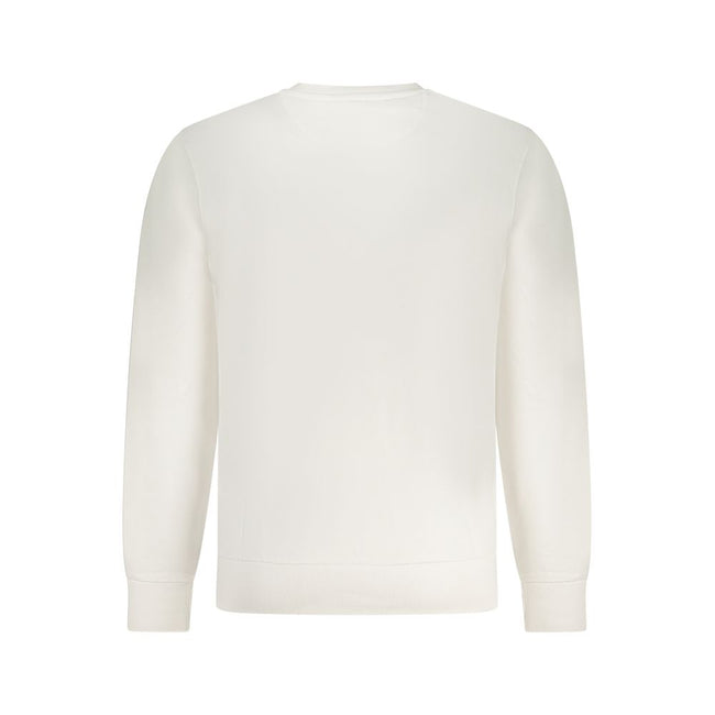 North Sails Weißes Herren-Sweatshirt aus Baumwolle