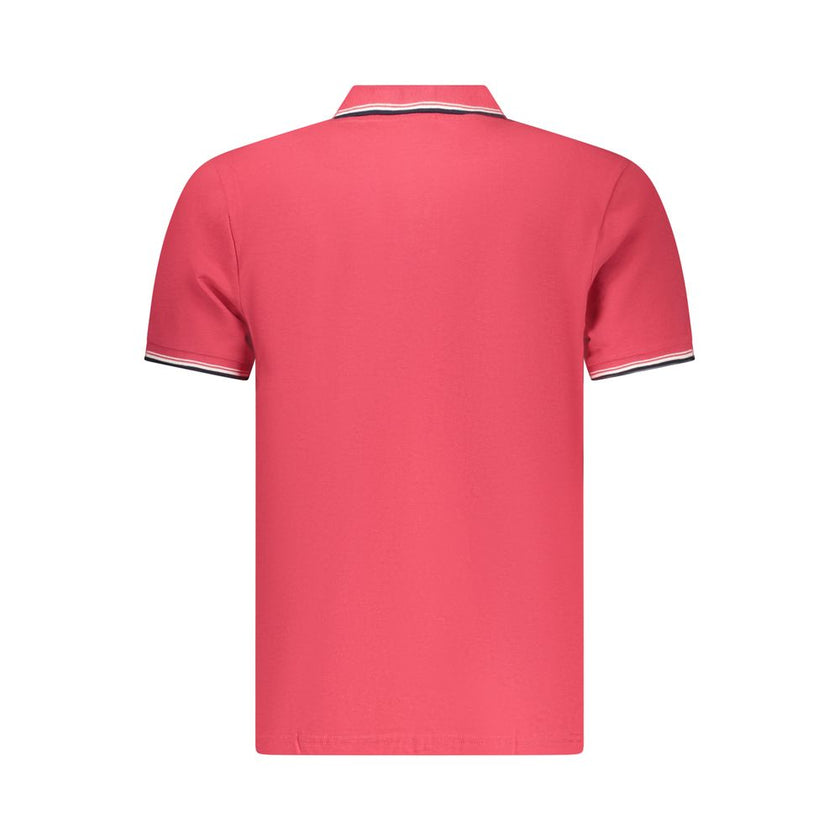 North Sails Rotes Baumwoll-Poloshirt für Herren