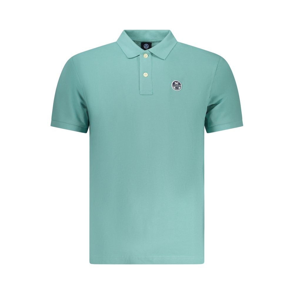 North Sails Azzurro Baumwoll-Poloshirt für Herren