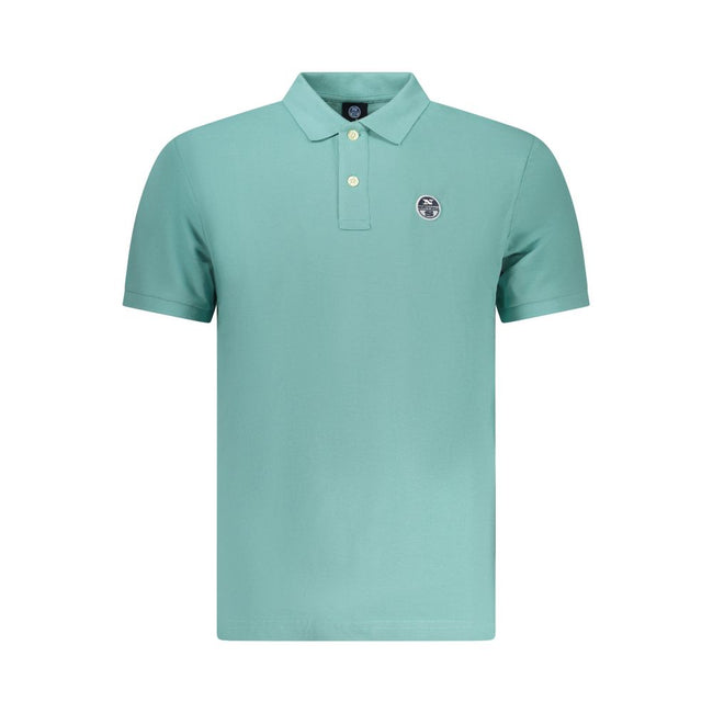 North Sails Azzurro Baumwoll-Poloshirt für Herren