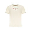 Pepe Jeans Beige Baumwoll-T-Shirt für Herren