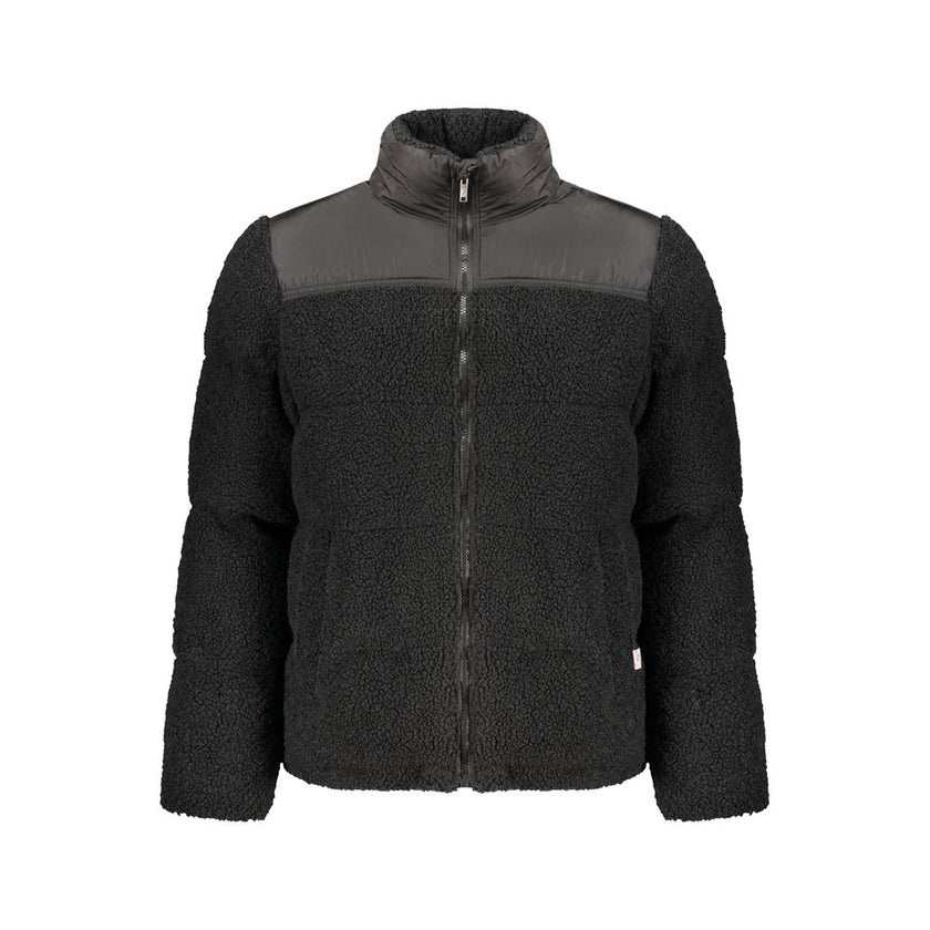 Rifle Schwarze Herrenjacke aus Polyester