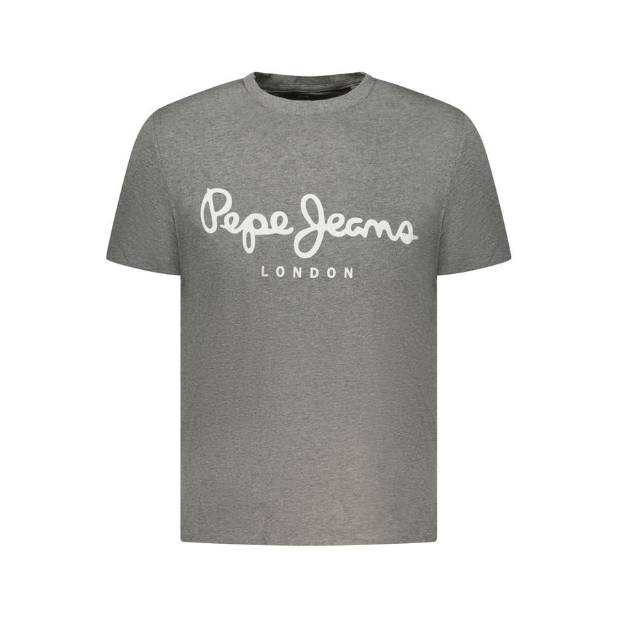 Pepe Jeans Men's Gray Cotton T-Shirt