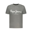Pepe Jeans Grigio Baumwoll-T-Shirt für Herren