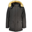 Guess Jeans Schwarze Polyester Herrenjacke