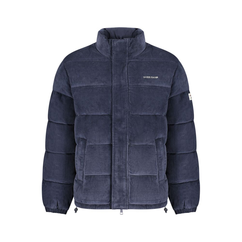 Guess Jeans Blaue Herrenjacke aus Polyester