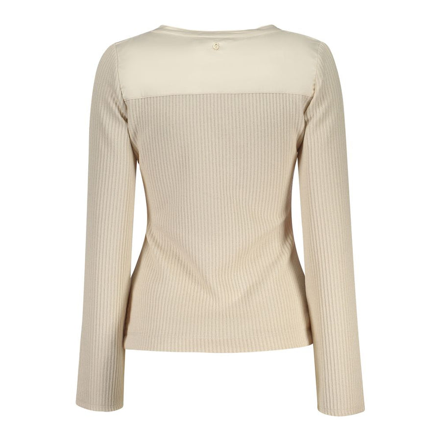 Guess Jeans Beige Polyester Women's Sweater