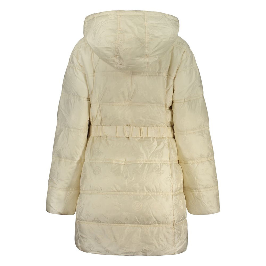 Guess Jeans Beige Polyamide Women's Jacket