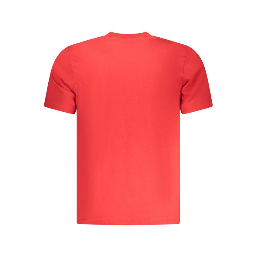 North Sails Rosso Baumwoll-T-Shirt für Herren