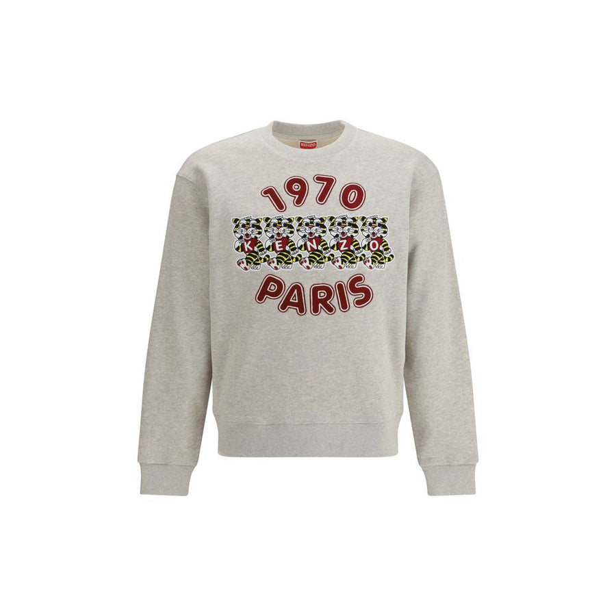 Kenzo Grey Cotton Jumper