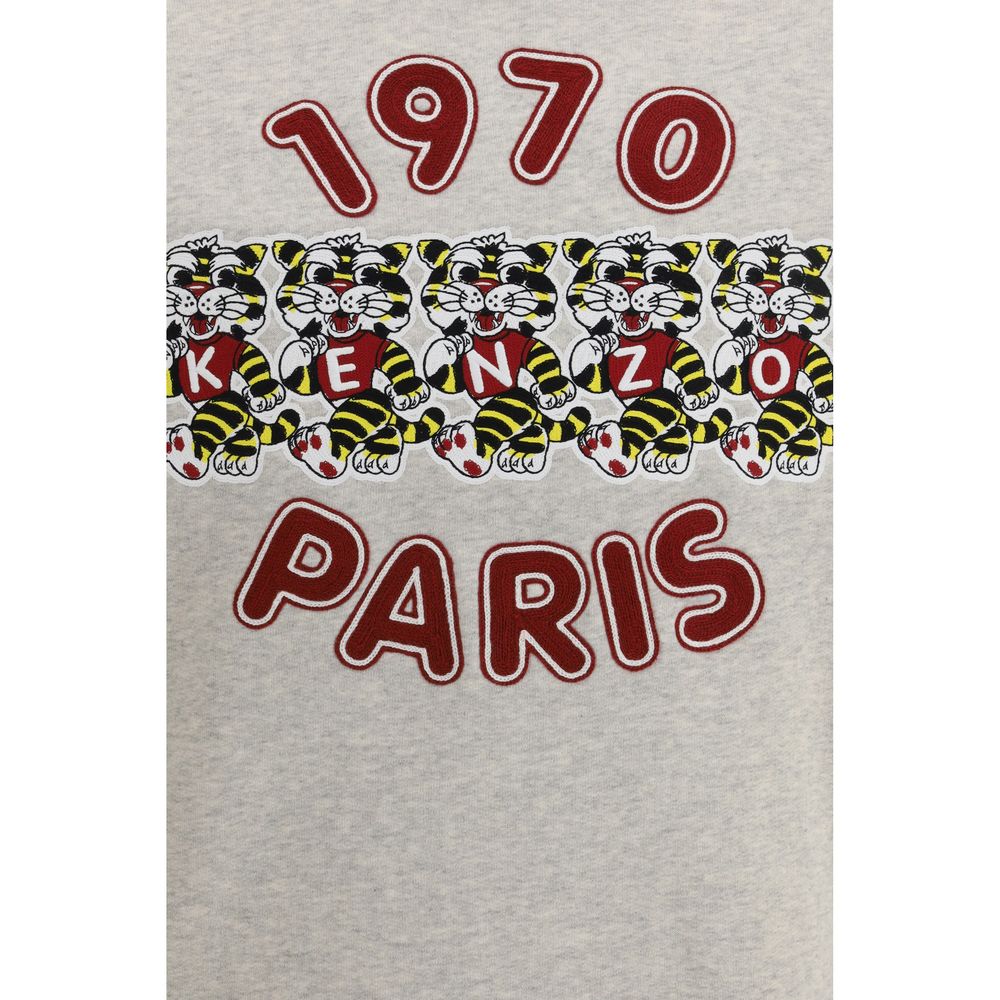 Kenzo Grey Cotton Jumper