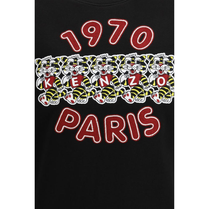 Kenzo Schwarzer Baumwoll-Sweatshirt