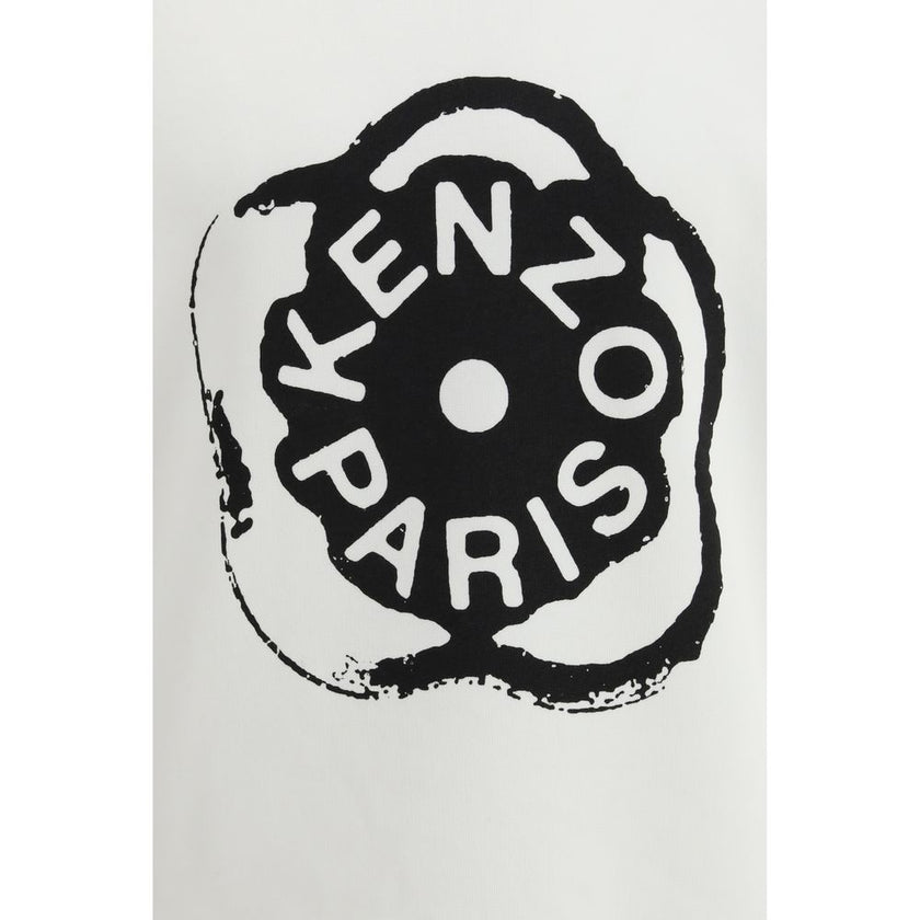Kenzo Weißes Baumwoll-Sweatshirt