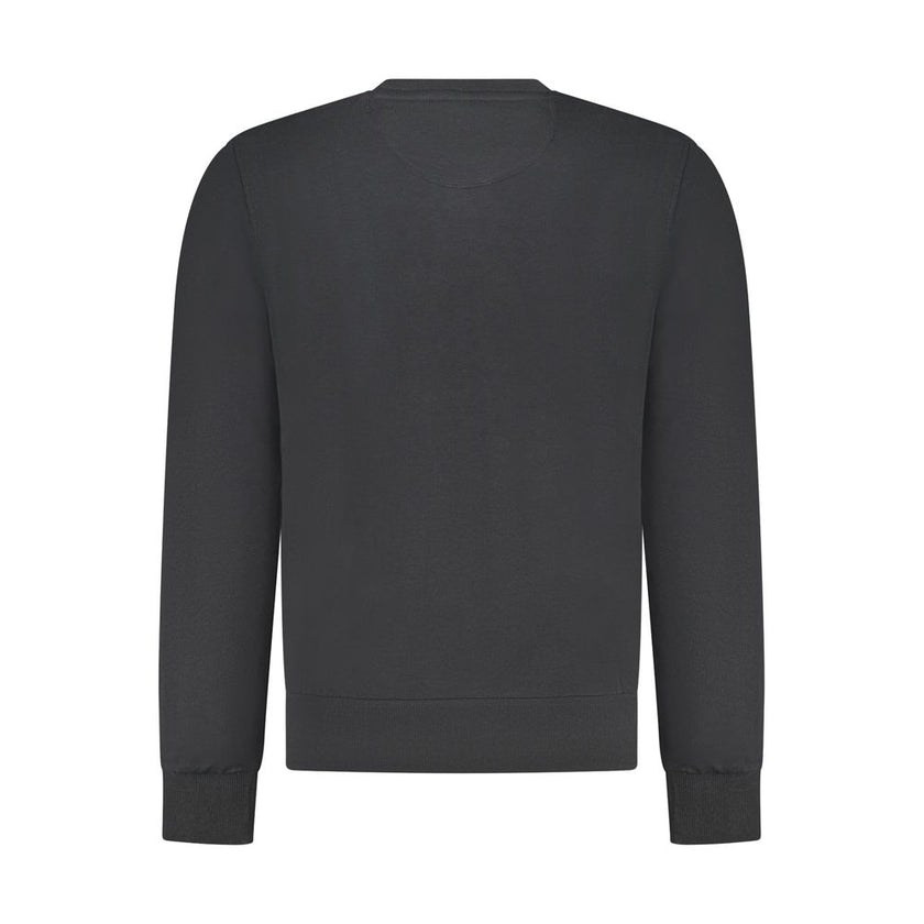 North Sails Schwarzer Baumwoll-Herren-Sweatshirt