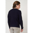 Gas Blauer Marabou-Pullover