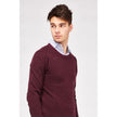 Gas Bordeaux Woll-Sweatshirt