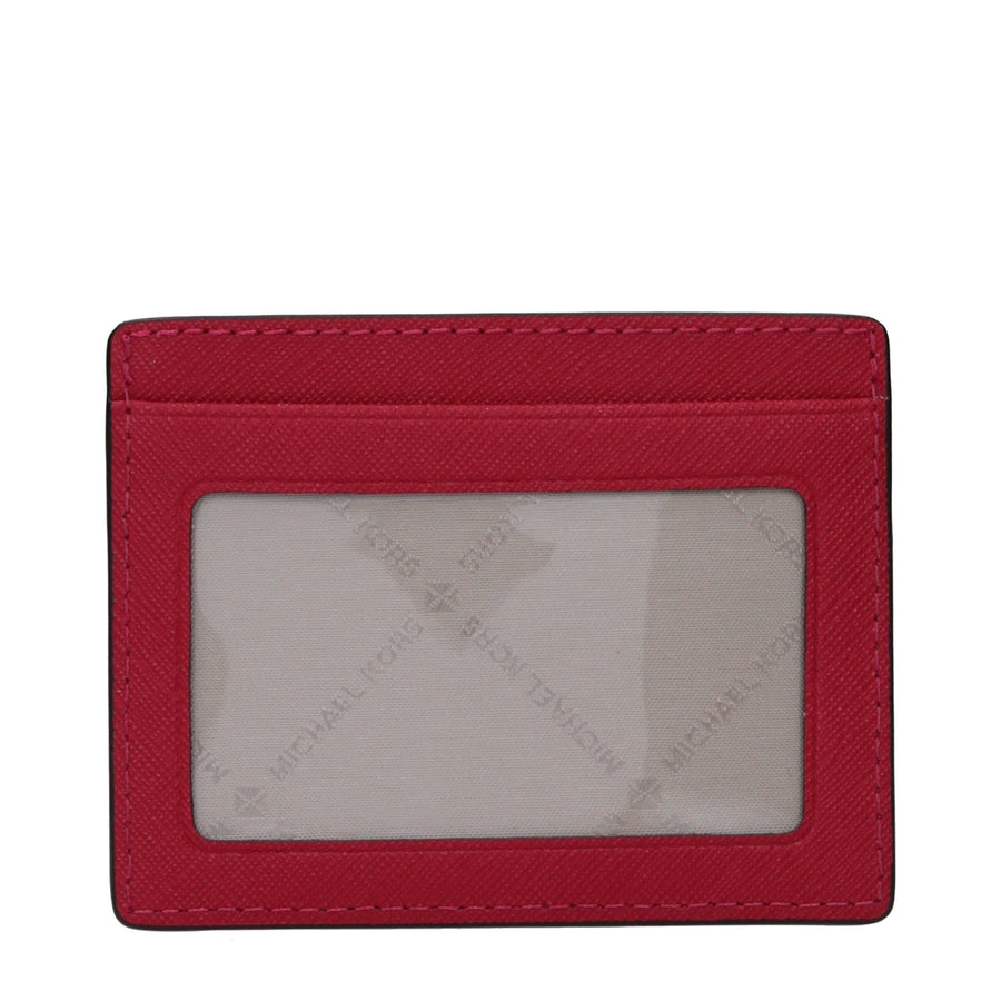 Michael Kors Red Leather Card Holder
