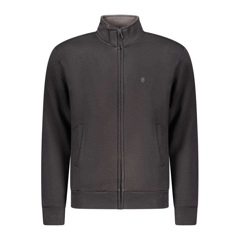 Coveri Moving Schwarzer Baumwoll-Herren-Sweatshirt