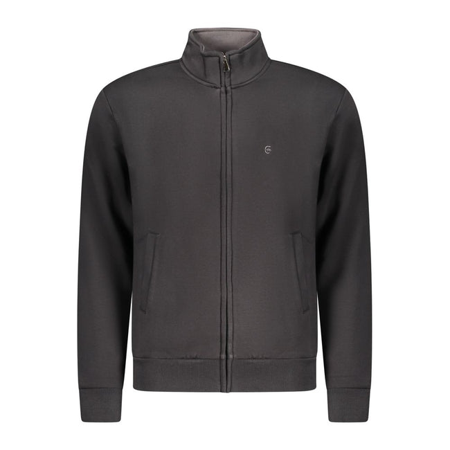Coveri Moving Schwarzer Baumwoll-Herren-Sweatshirt
