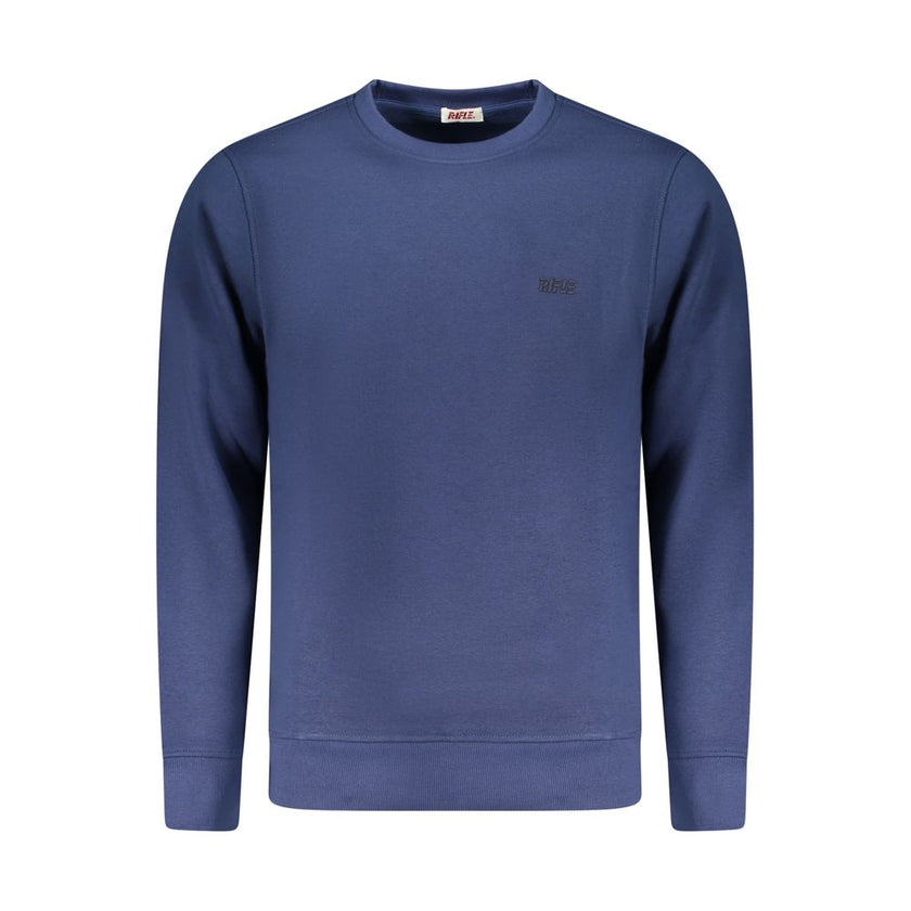 Rifle Blaues Baumwoll-Sweatshirt für Herren