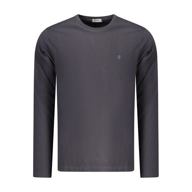 Coveri Moving Blu Baumwoll-T-Shirt für Herren