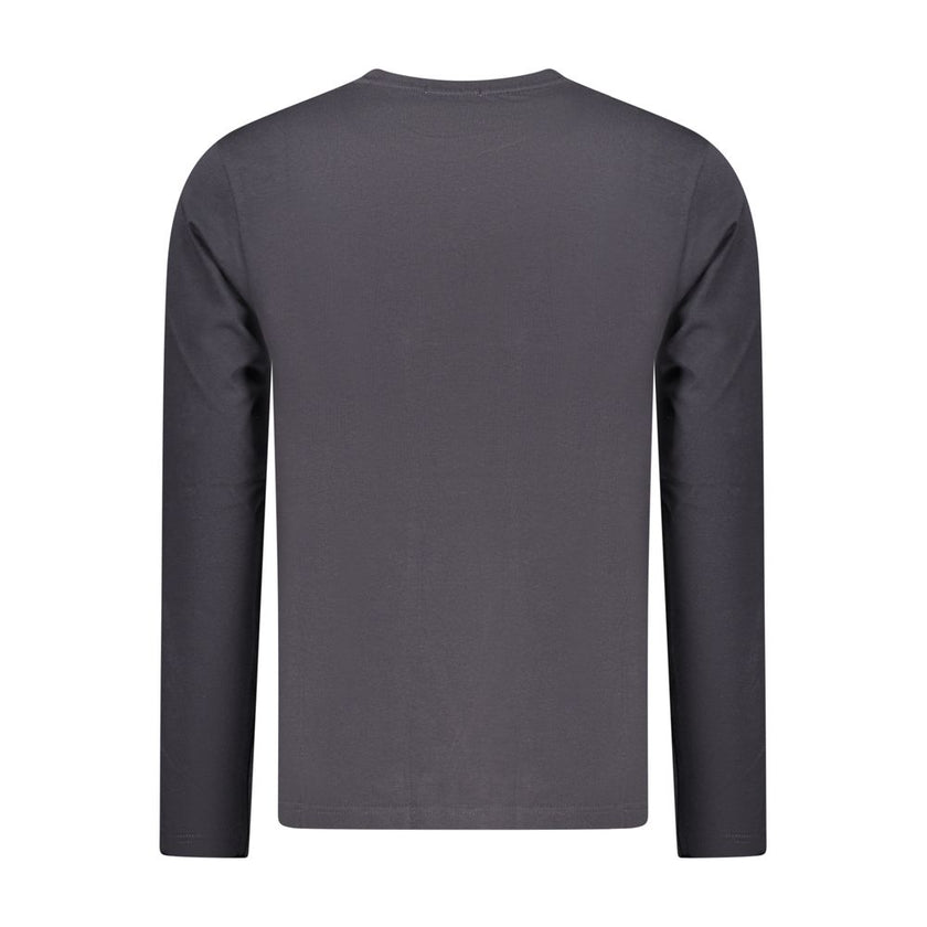 Coveri Moving Blu Baumwoll-T-Shirt für Herren