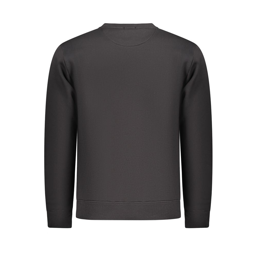 Coveri Moving Schwarzer Herrenpullover aus Baumwolle