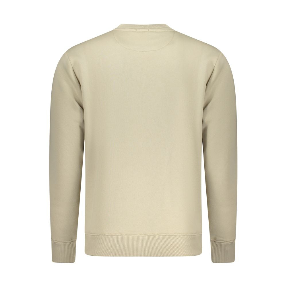Coveri Moving Beige Baumwoll-Sweatshirt für Herren