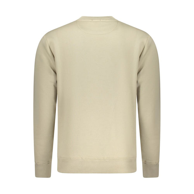 Coveri Moving Beige Baumwoll-Sweatshirt für Herren