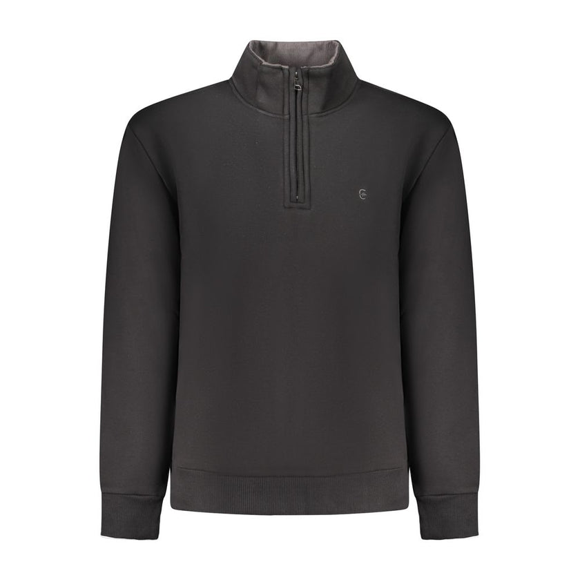 Coveri Moving Schwarzer Baumwoll-Herren-Sweatshirt