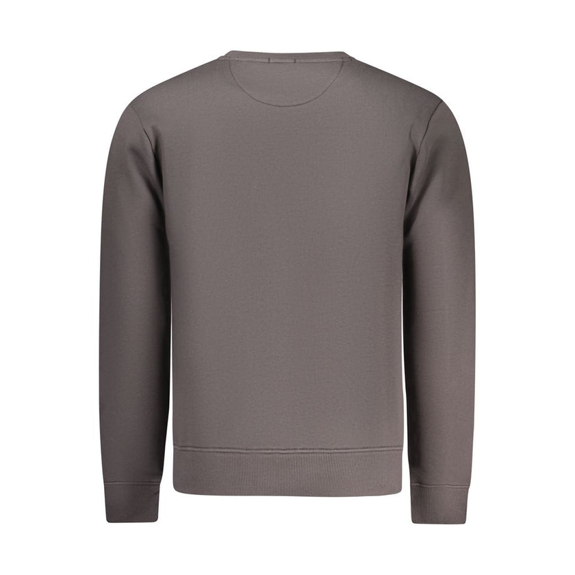 Coveri Moving Grigio Baumwoll-Sweatshirt für Herren