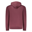 Coveri Moving Rotes Herren-Kapuzensweatshirt aus Baumwolle