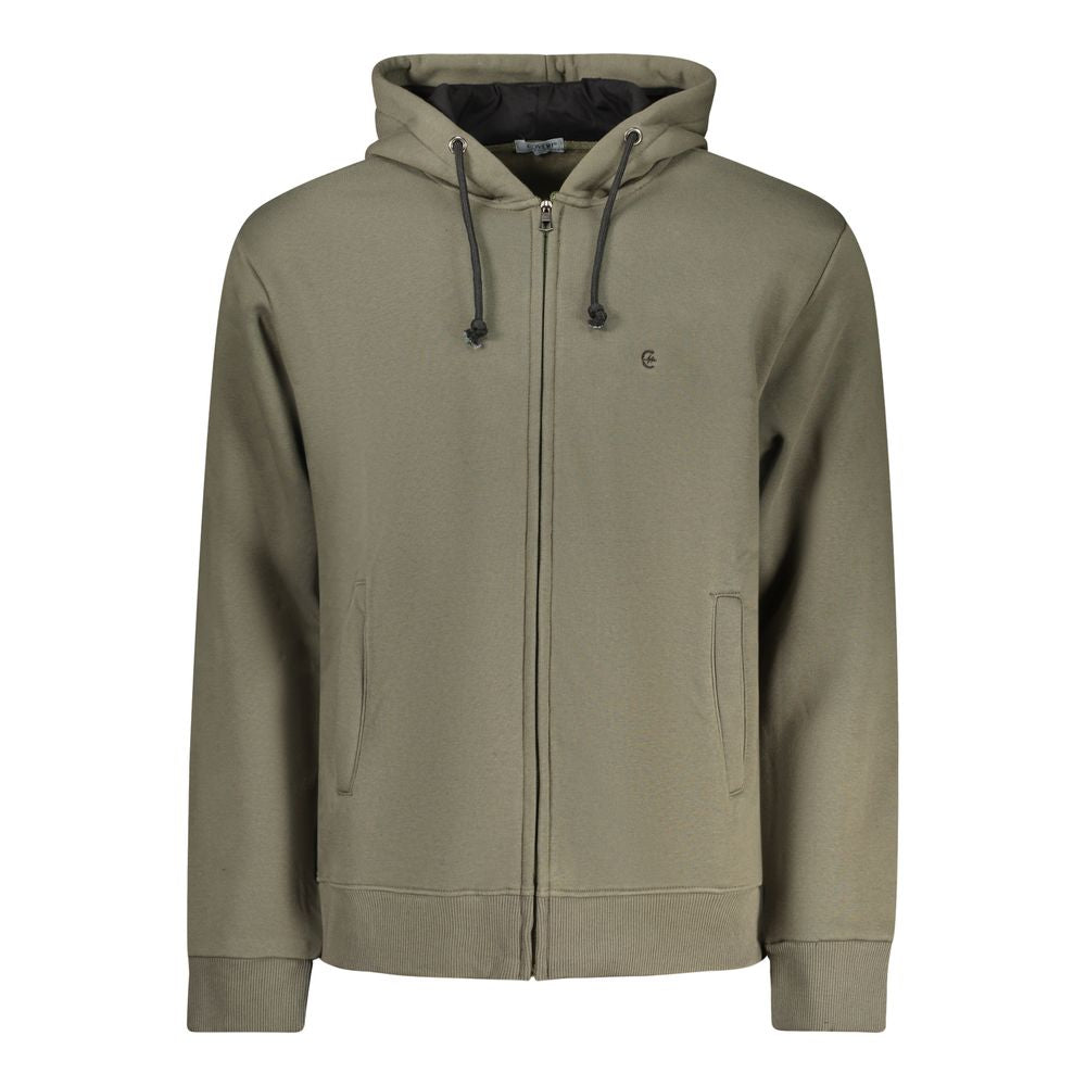 Coveri Moving Verde Baumwoll-Sweatshirt für Herren