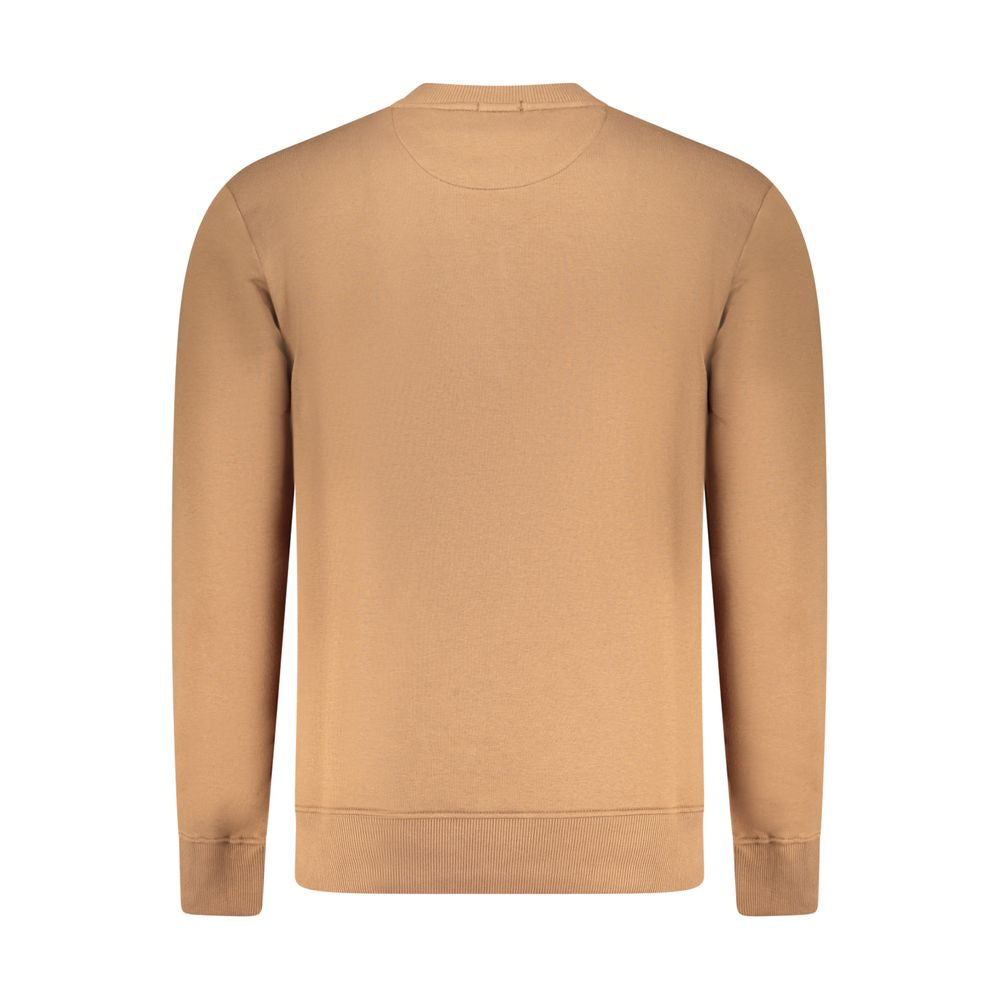 Coveri Moving Marrone Baumwoll-Sweatshirt für Herren