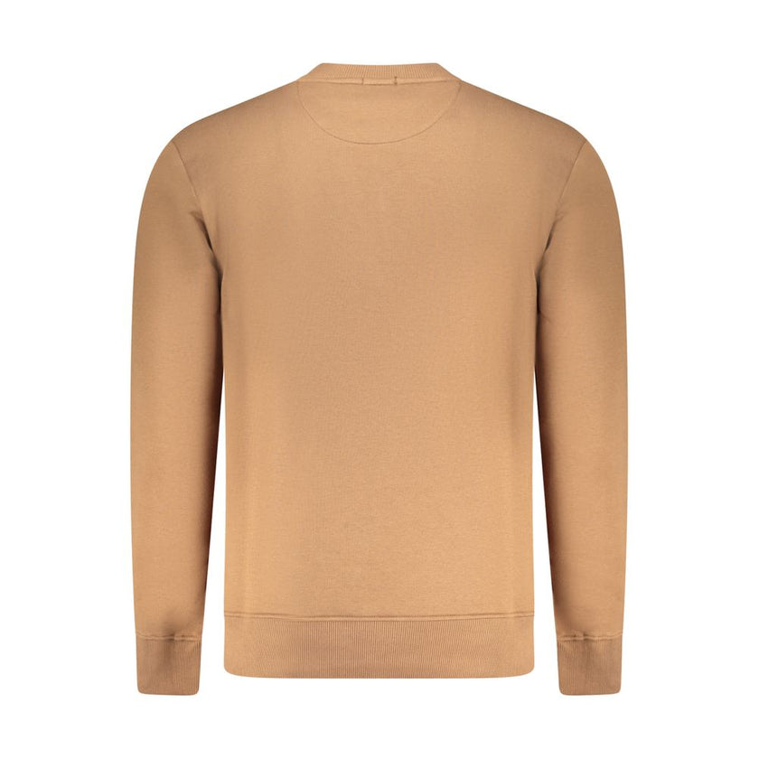 Coveri Moving Marrone Baumwoll-Sweatshirt für Herren
