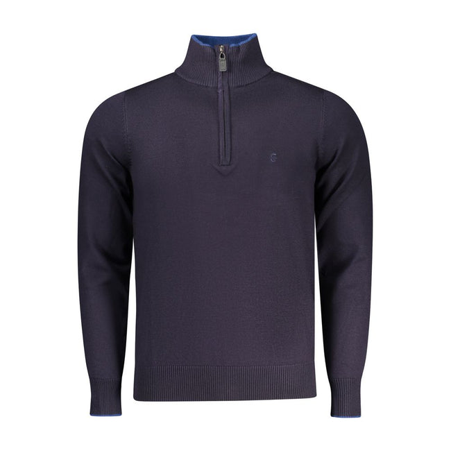 Coveri Moving Blauer Herrenpullover aus Viskose